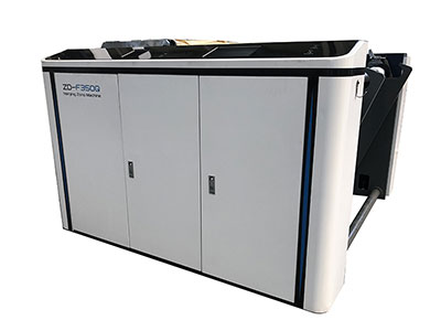 Blockbodenbeutelmaschine für Papierbeutel mit Kordel- oder Flachhenkeln (J-Cut)