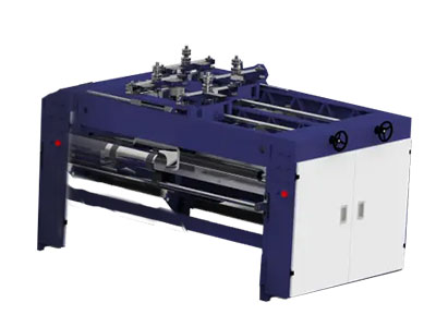 Blockbodenbeutelmaschine für Papierbeutel mit Haftklebeverschluss und Kordel- oder Flachhenkeln
